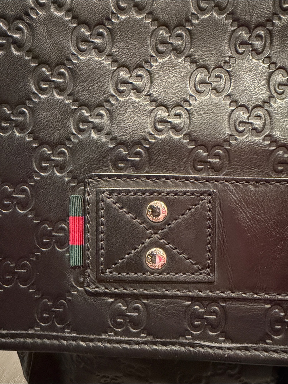 GUCCI Guccissima Crossbody with Box - Picture 8 of 15
